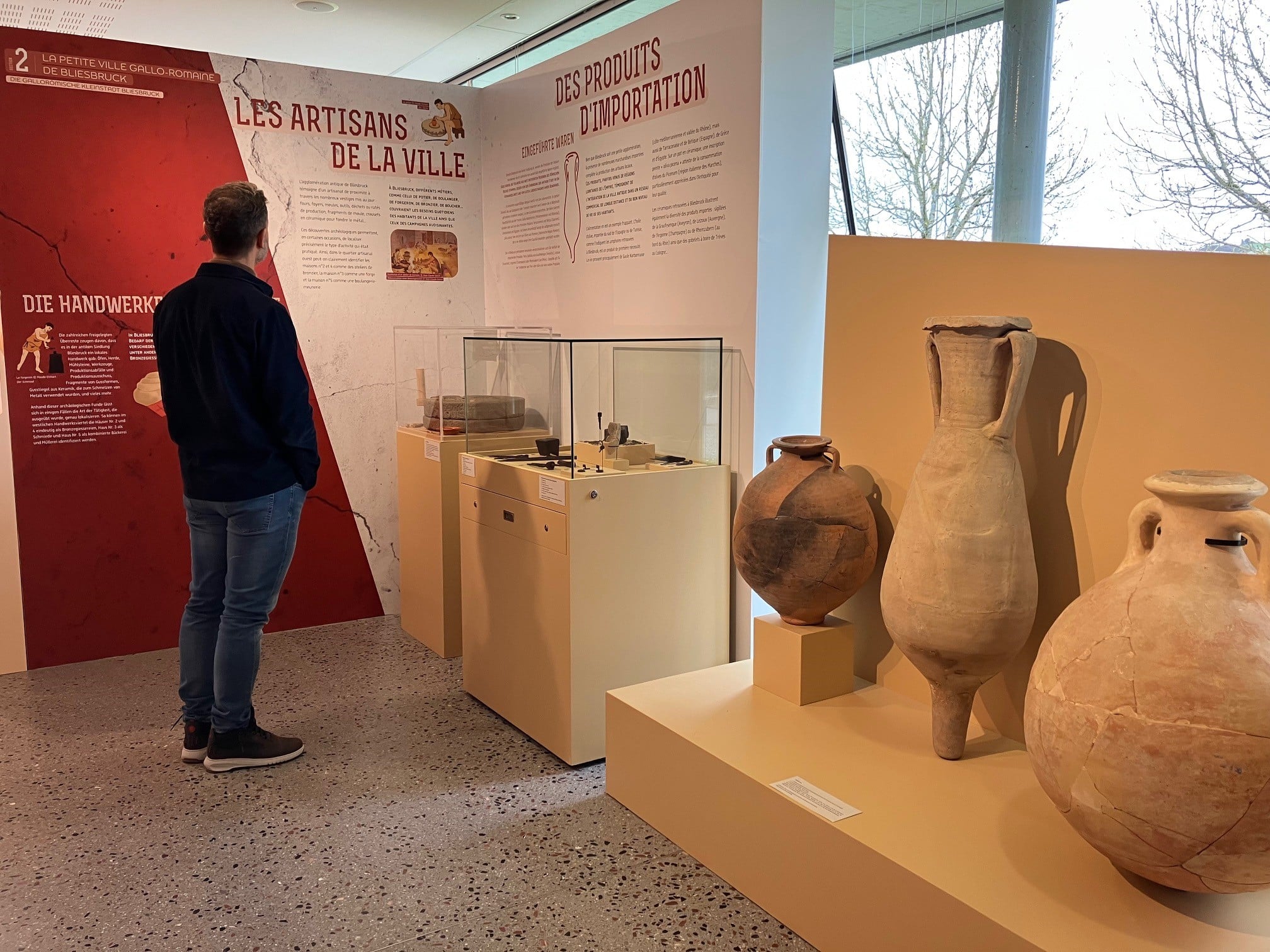 Exposition au Parc archéologique européen de Bliesbruck-Reinheim