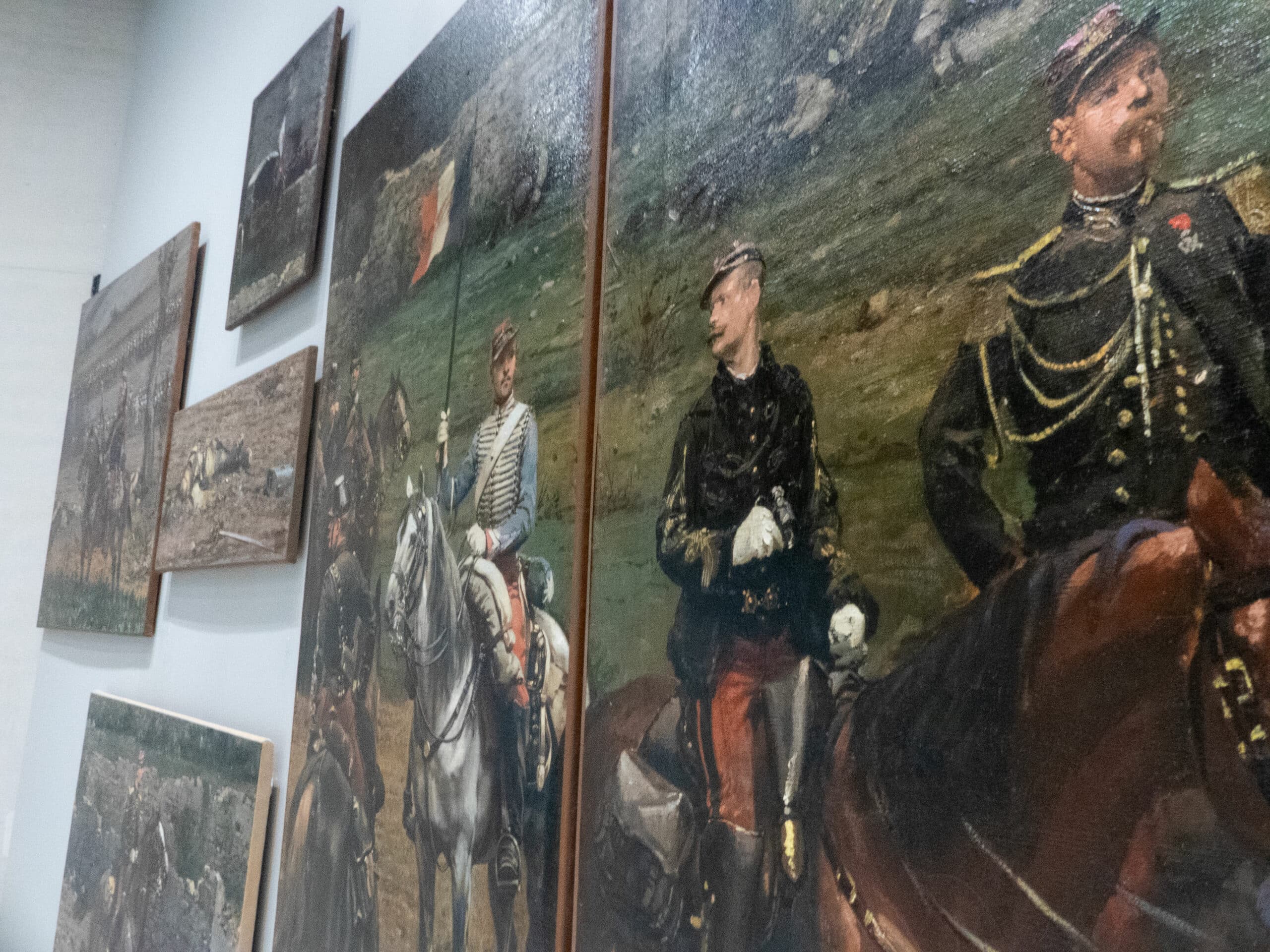 Tableau présent dans l'exposition du Musée de la Guerre de 1870 et de l'Annexion