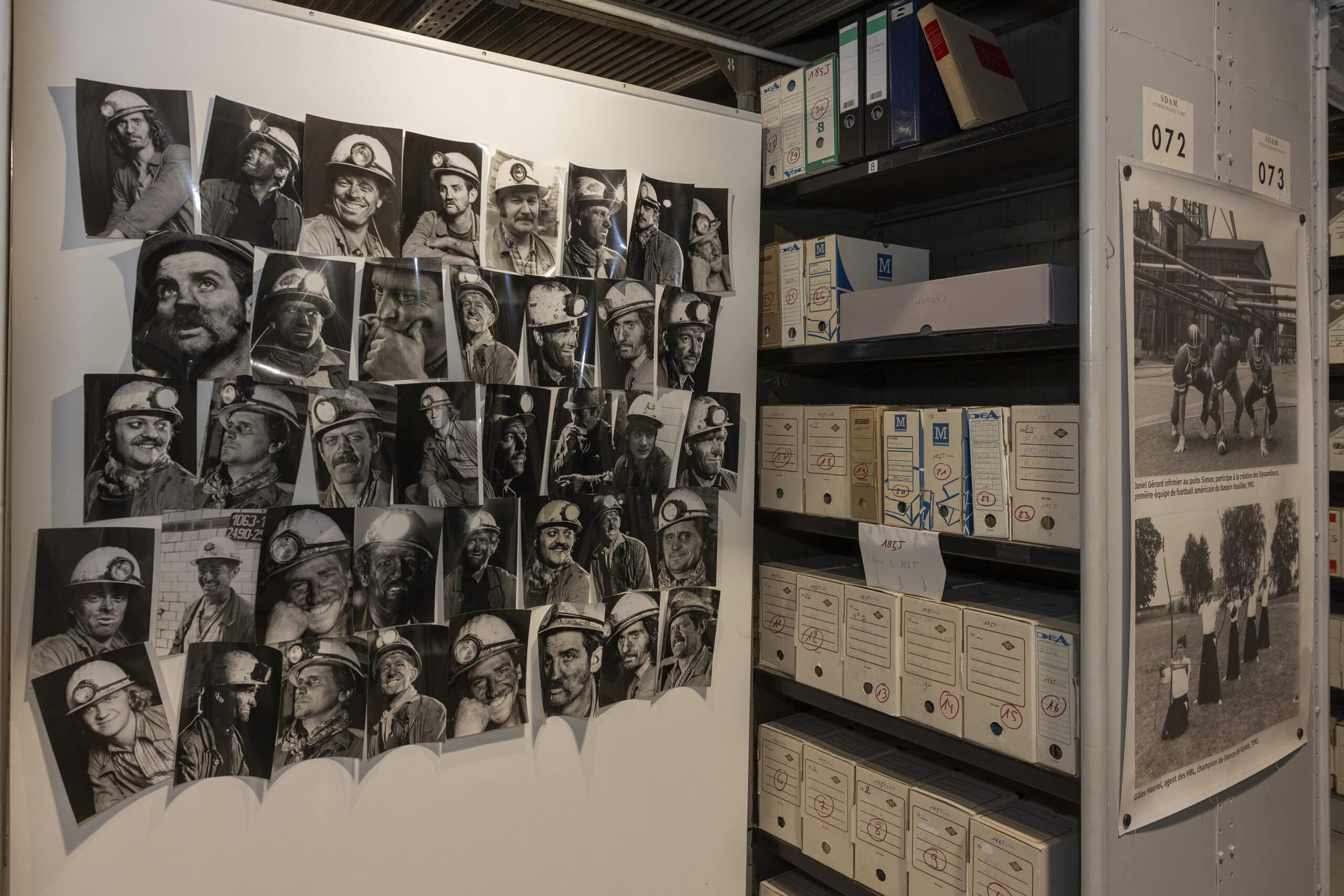 Réception des archives Arcelor Mittal au Centre des Archives Industrielles et Techniques