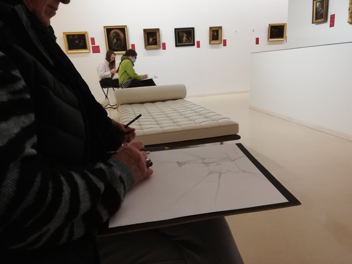 Cours de dessin avec Didier Ferry au Musée Georges de La Tour