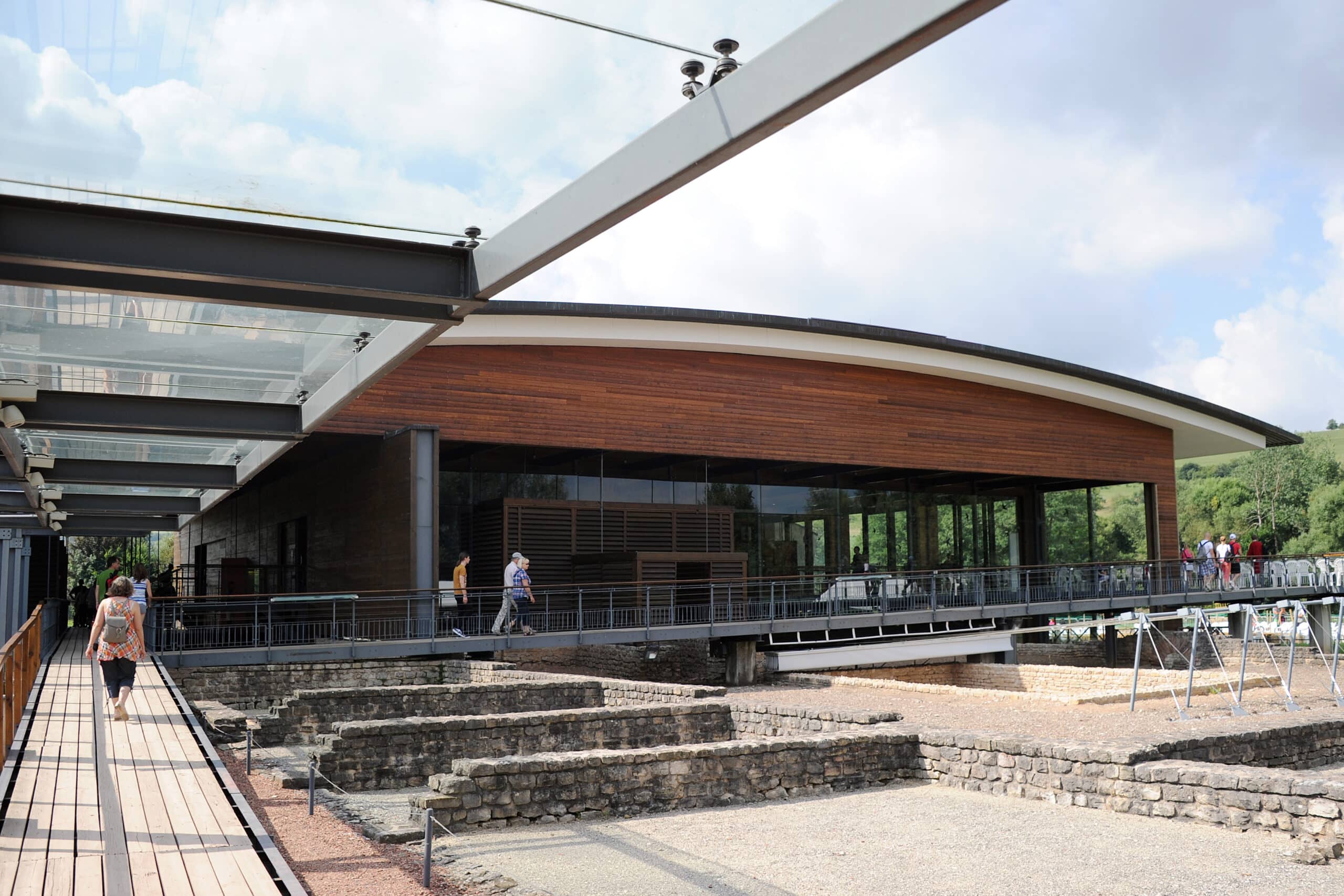 Vita Romana sur site archéologique au Parc archéologique européen de Bliesbruck-Reinheim