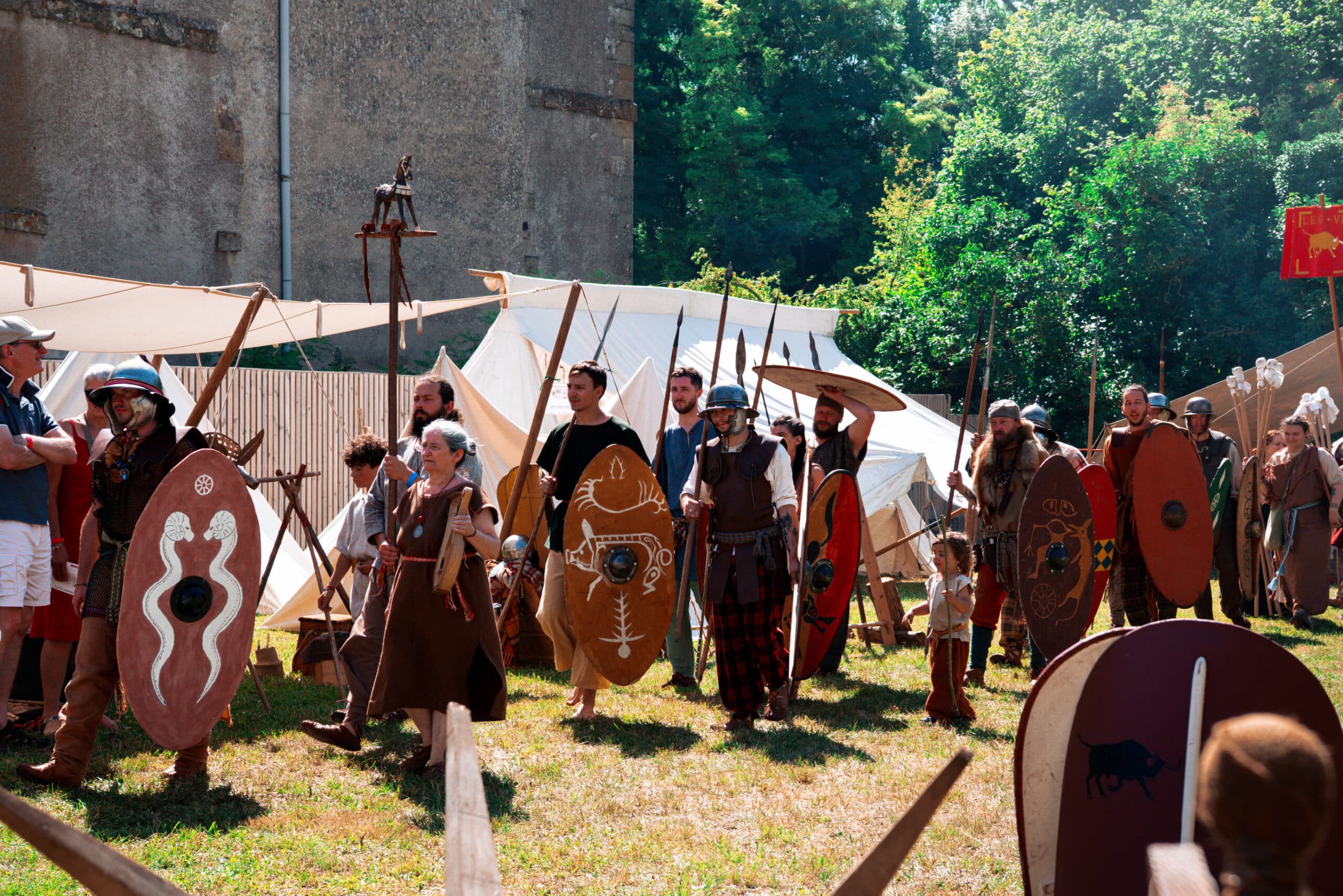 Animation gauloise au Musée départemental du Sel