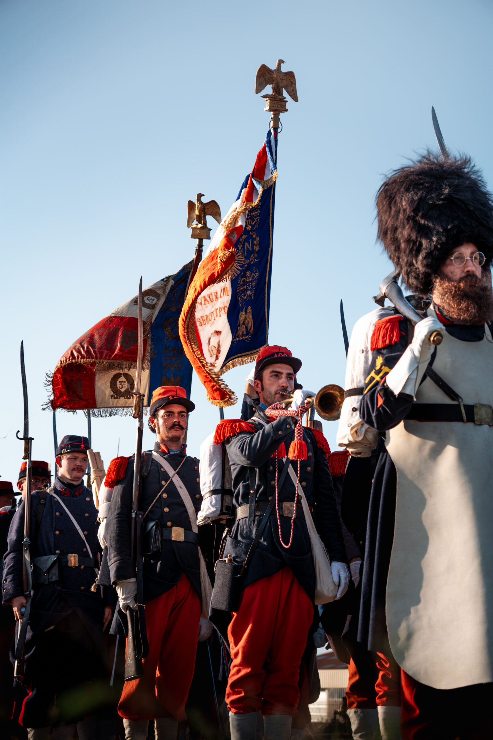 Représentation officielle avec des tenues de l'époque