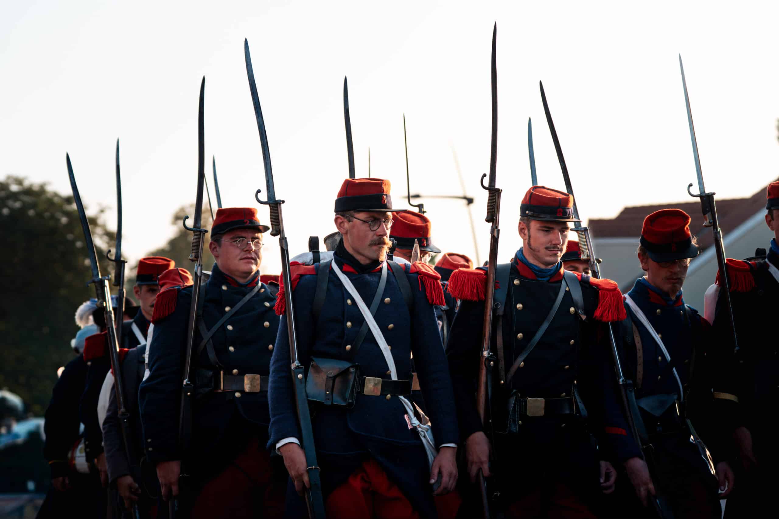 Représentation officielle avec des tenues de l'époque