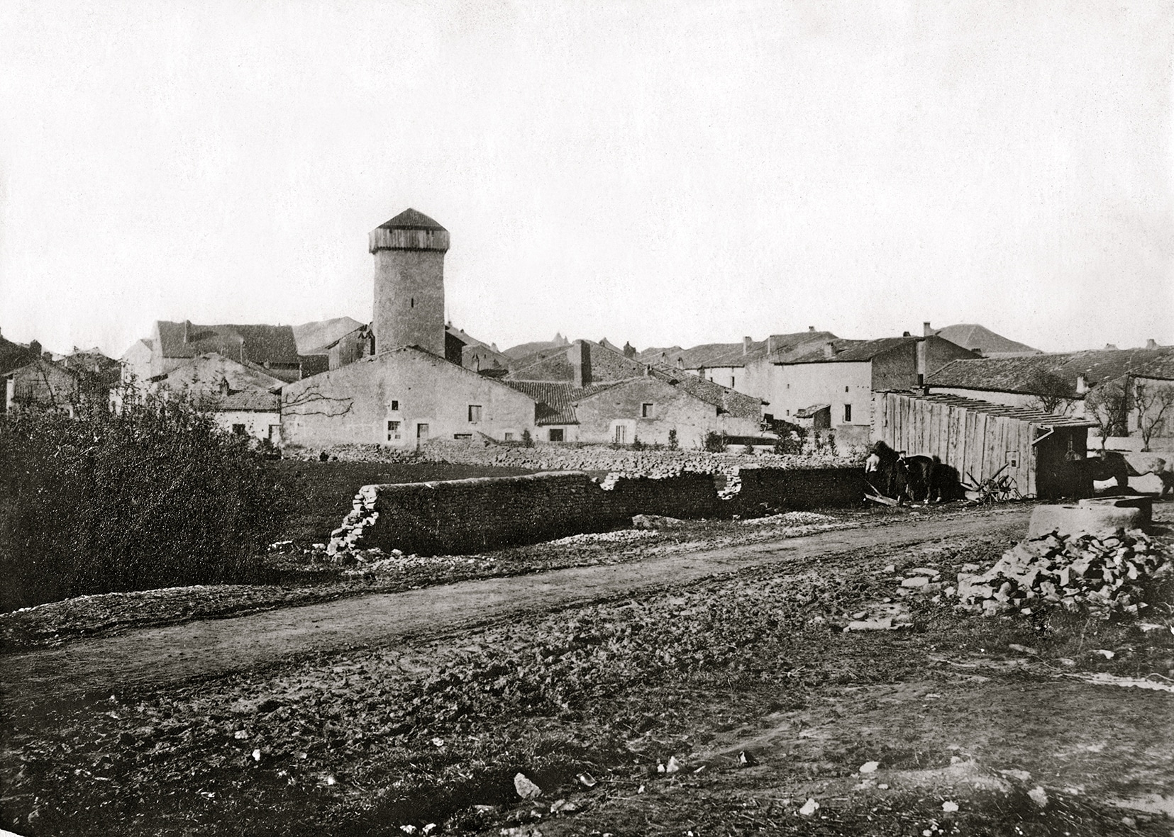 Photo d'époque du Musée de la Guerre de 1870 et de l'Annexion