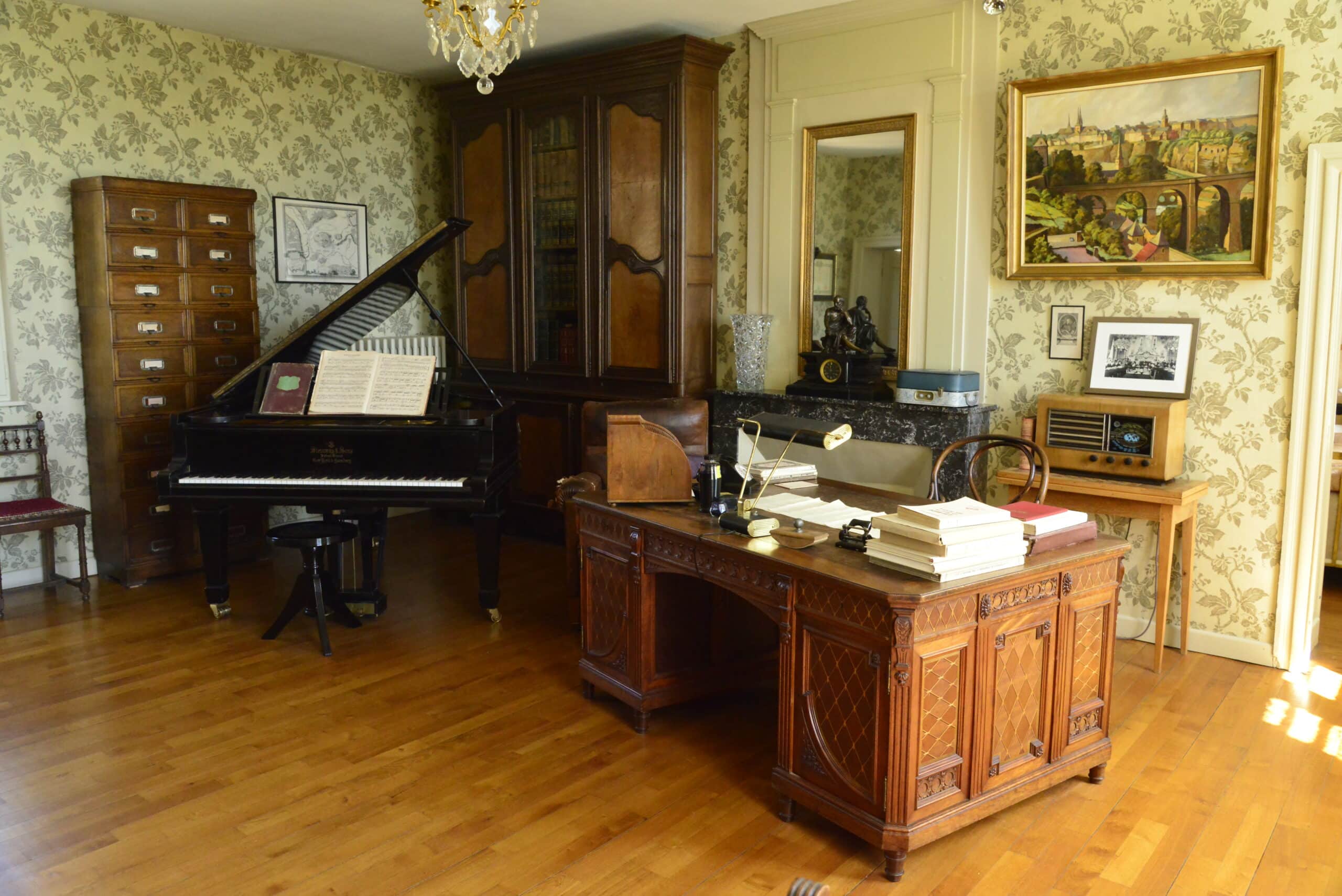 Photograph of one of the interior rooms of Robert Schuman's House