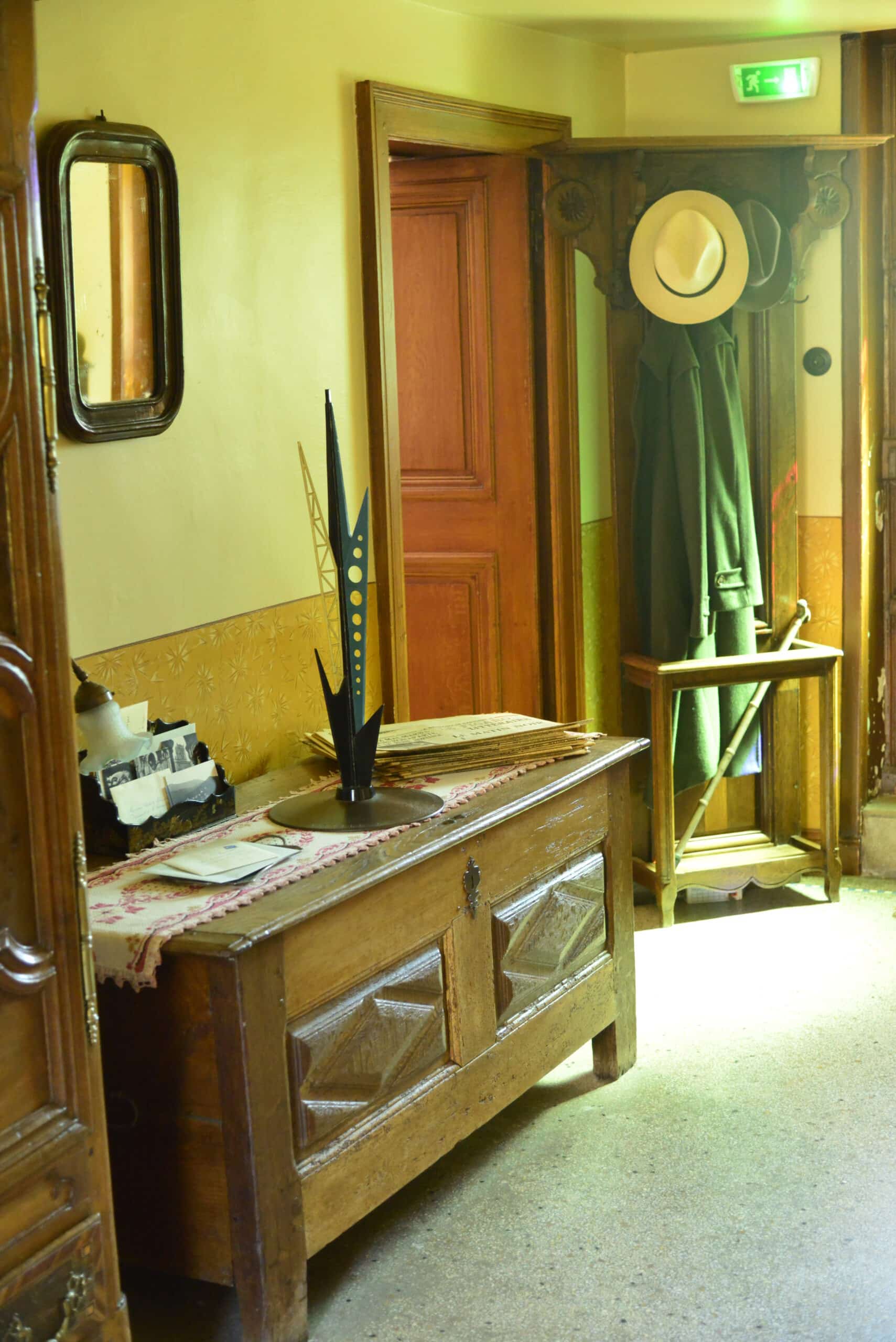 Photographie d'une partie d'une pièce intérieure de la Maison de Robert Schuman