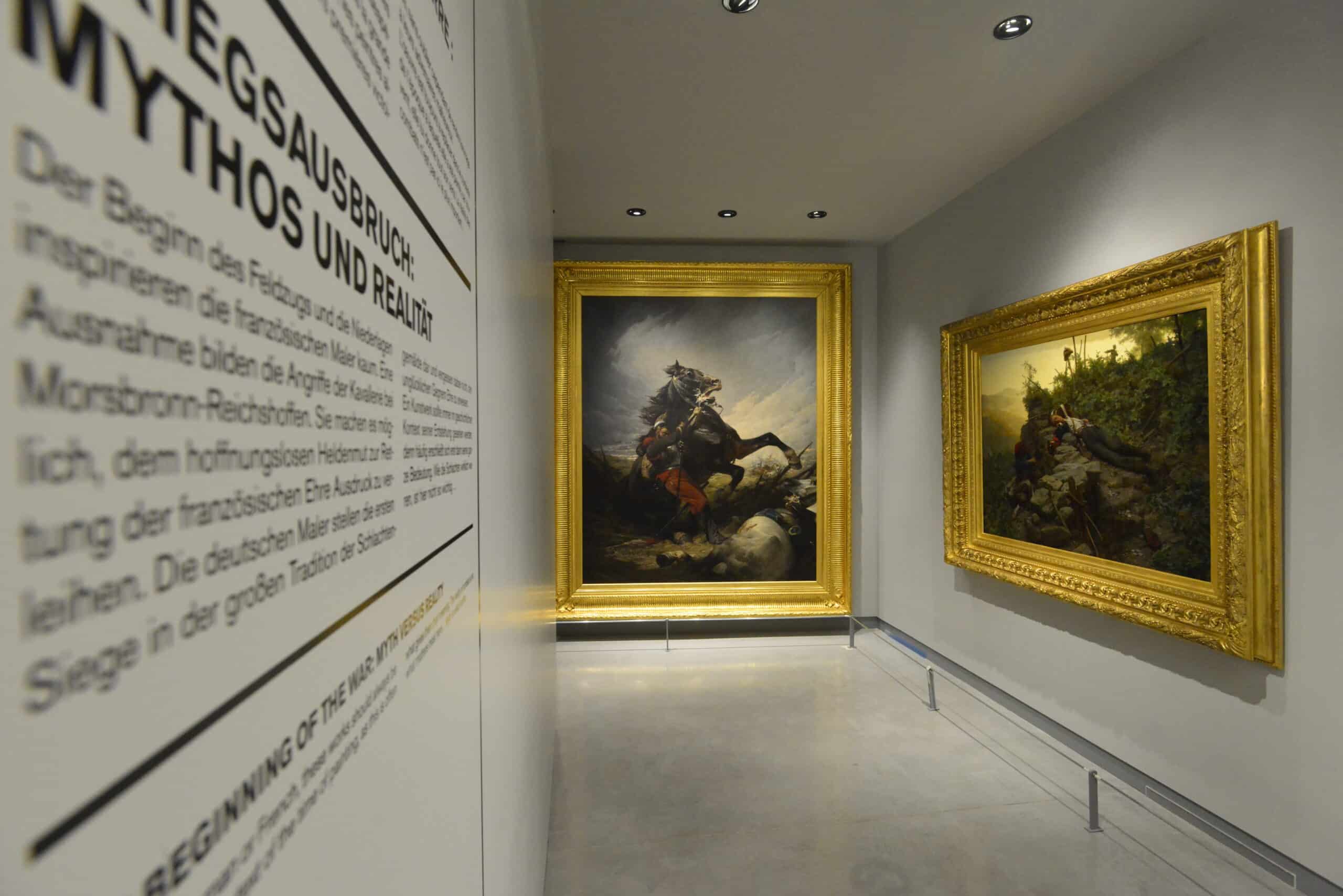 Partie de l'exposition du Musée de la Guerre de 1870 et de l'Annexion