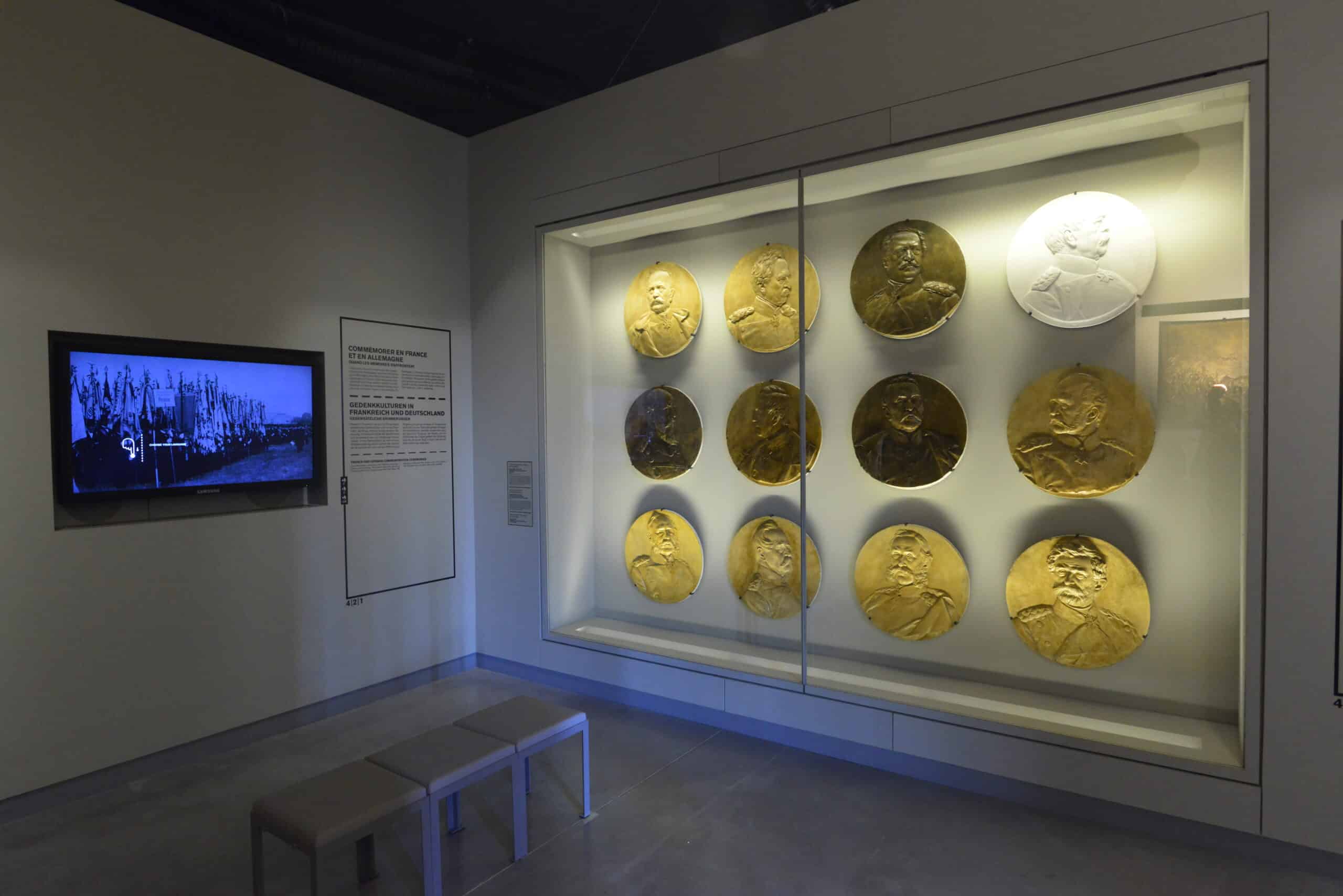 Partie de l'exposition du Musée de la Guerre de 1870 et de l'Annexion