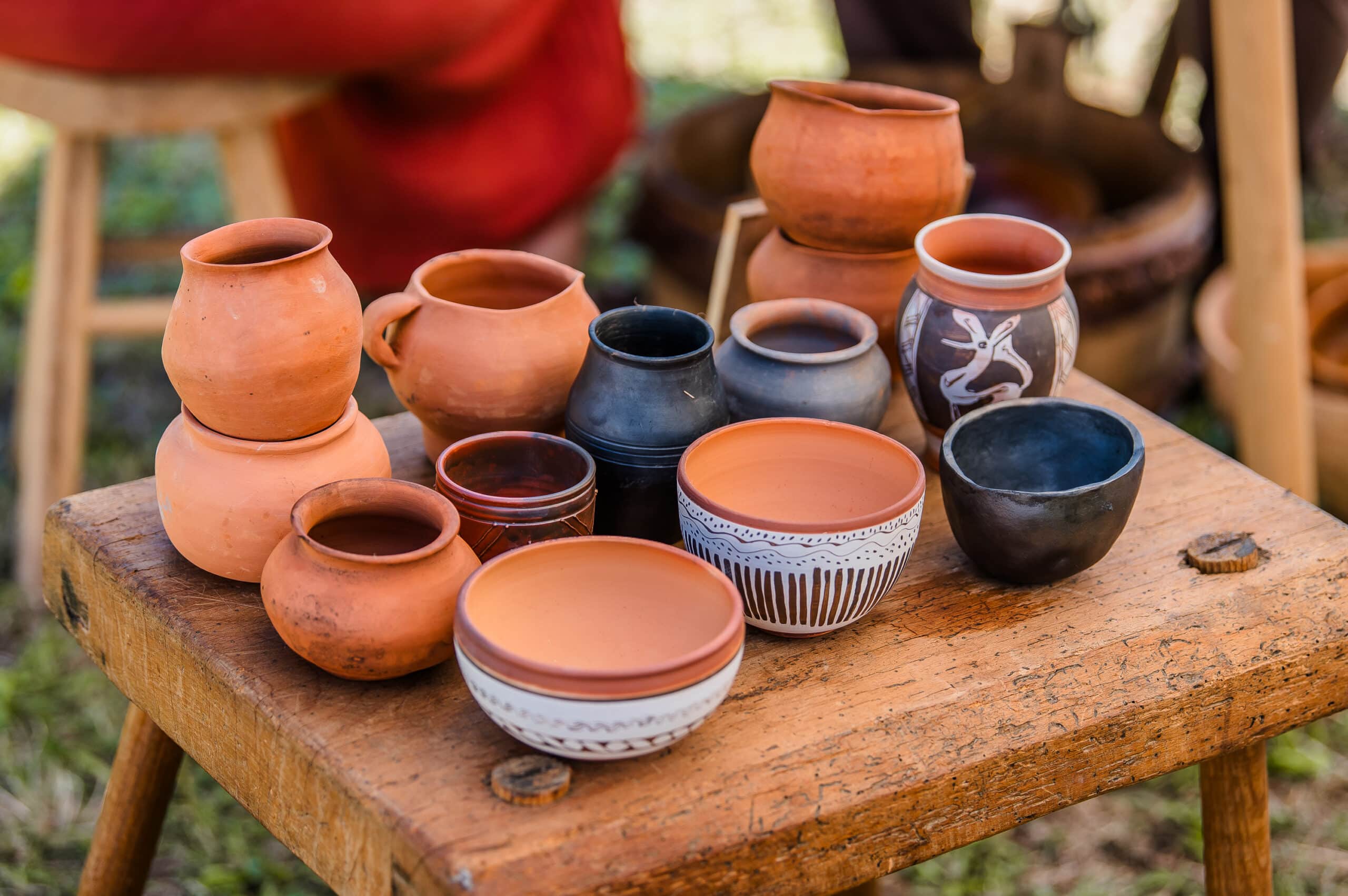 Pot fabriqué en poterie au Parc archéologique européen de Bliesbruck-Reinheim