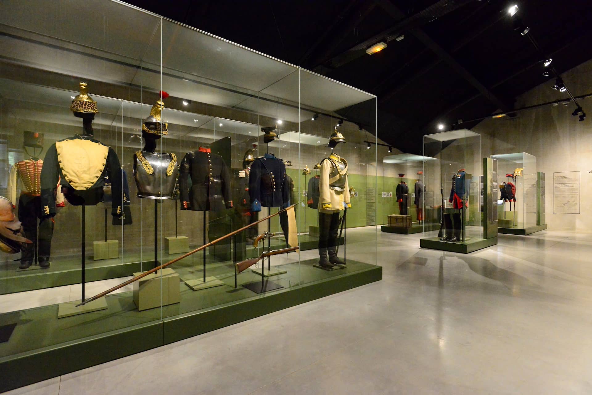 Photo prise à l'intérieur du musée de la guerre et de l'annexion