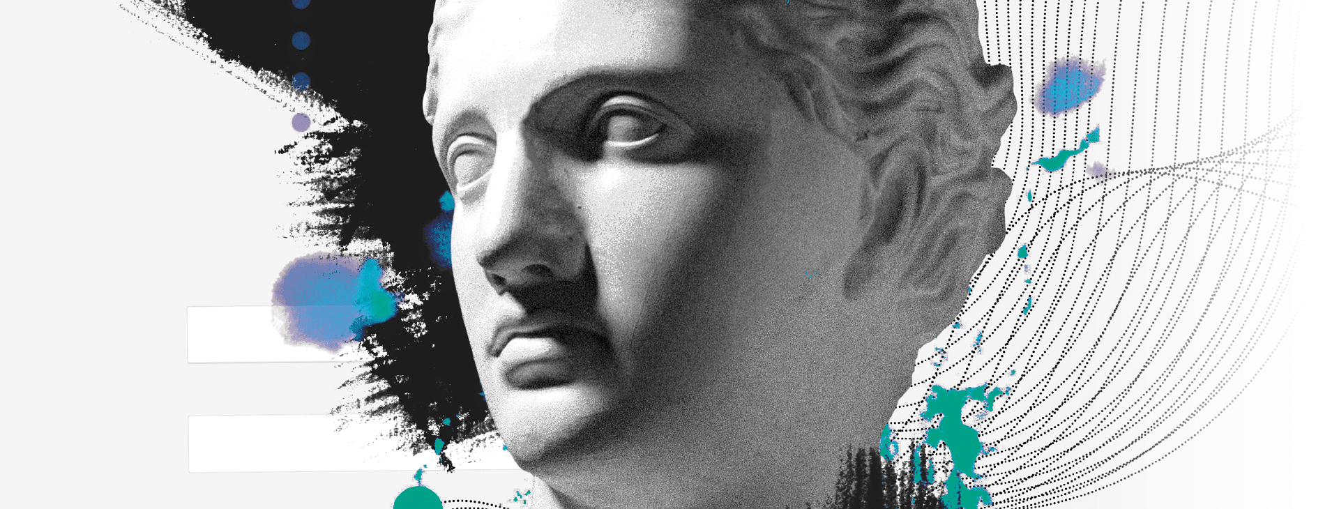 Visuel des Semaines de l'Europe représentant une statue antique